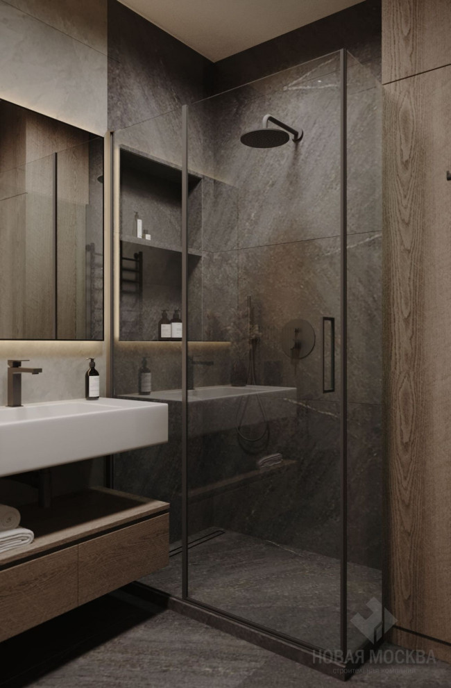 Дизайн-проект однокомнатной квартиры 42 кв.м в ЖК «Скандинавия»