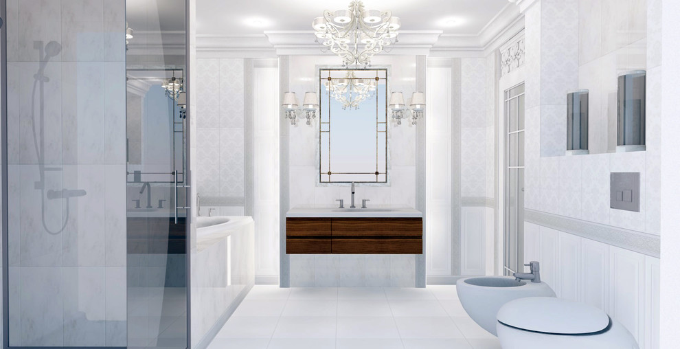 Обложка проекта: Ванная комната в квартире для молодой семьи