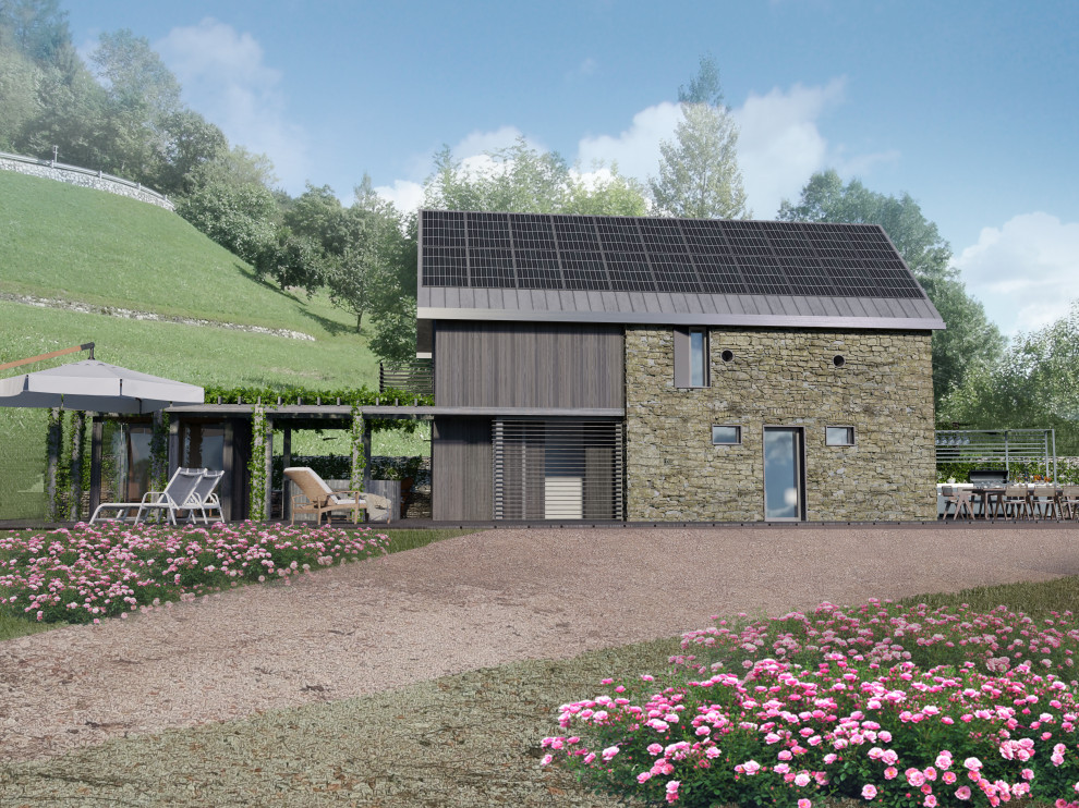 Обложка проекта: House rebuilding and new design of Summer house in Pradebon, Italy