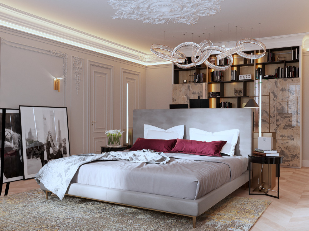 Обложка проекта: Особняк Алексея Ягудина и Татьяны Тотьмяниной. Спальня