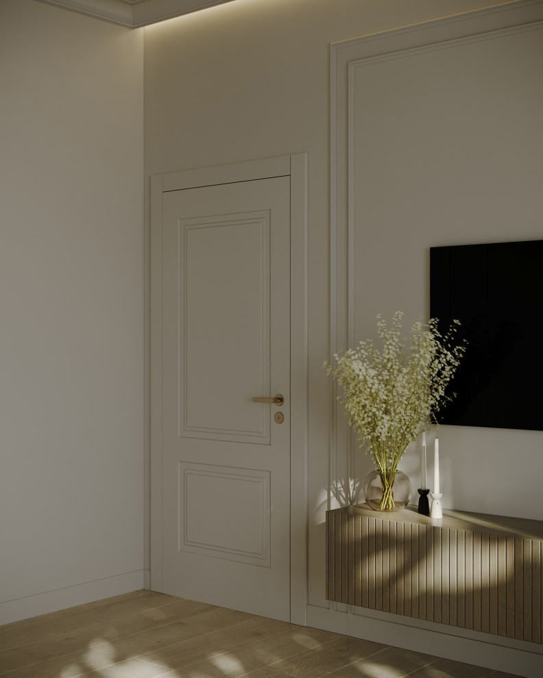 Атмосферная спальня в частном доме