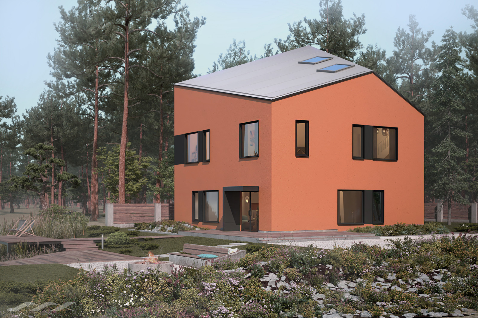 Типовой энергоэффективный дом Т1-3