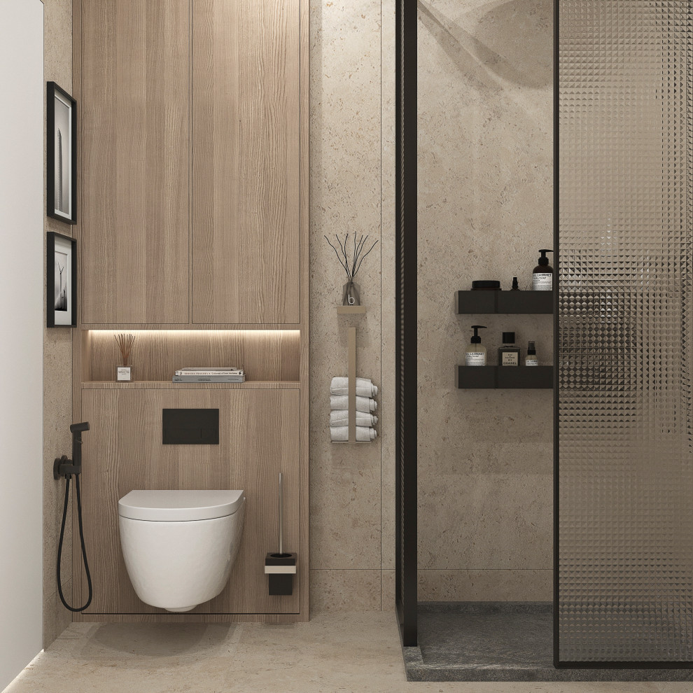 Обложка проекта: 3d-визуализация ванной комнаты