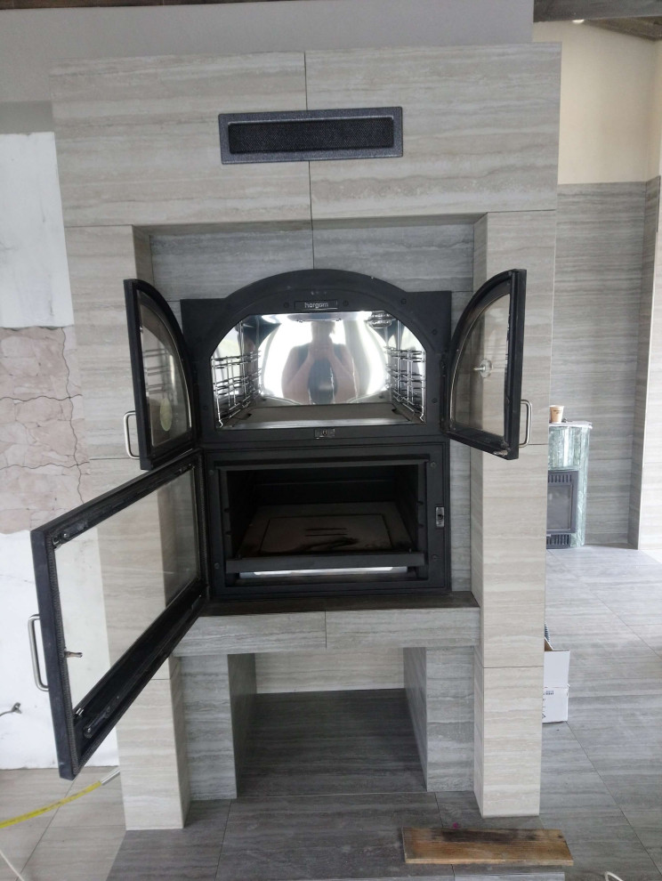 Обложка проекта: Камин-духовка Hergom Aranda (Испания)