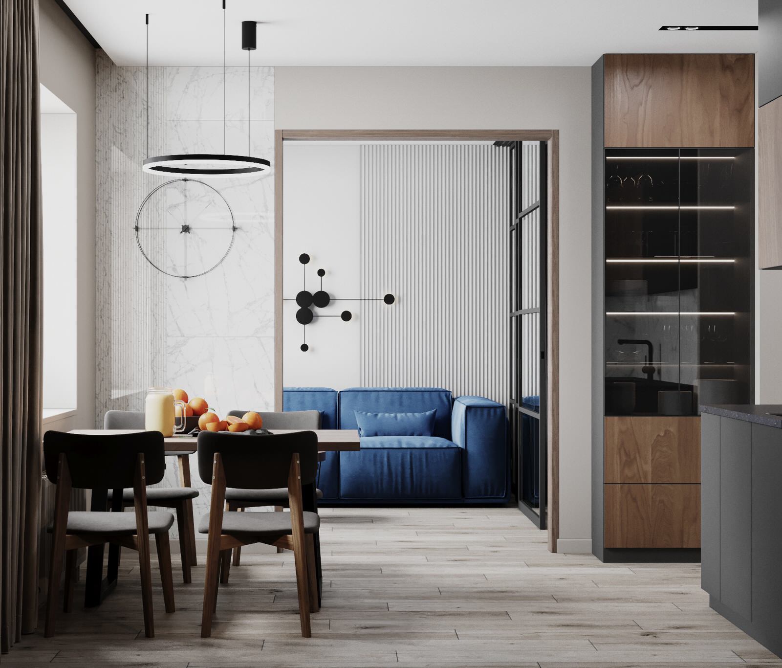 Обложка проекта: Спальная зона совместная с гостевой