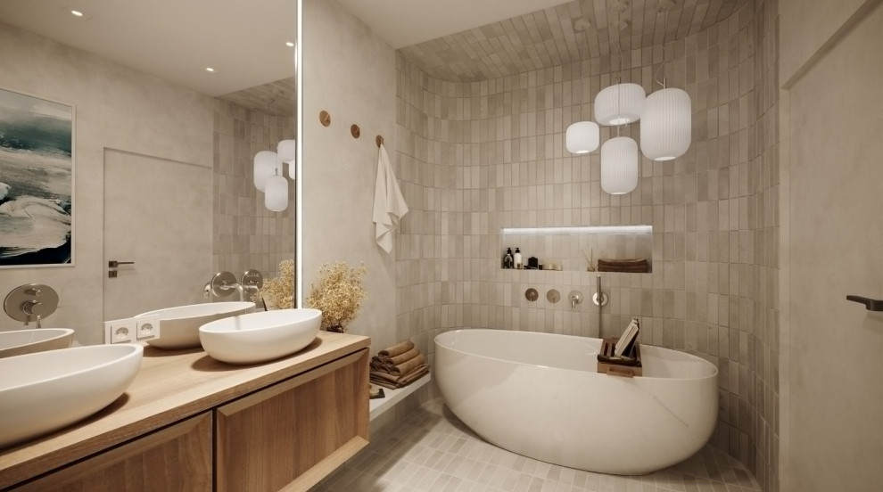 Ванная комната из проекта квартира для режиссера