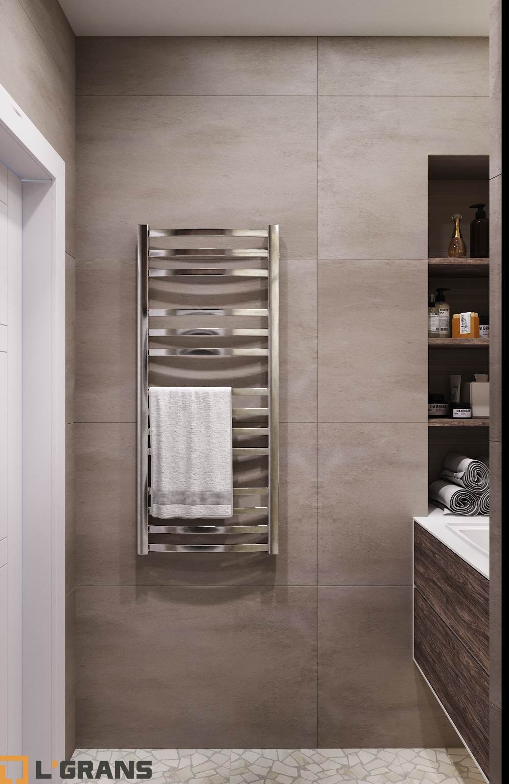 Дизайн проект квартиры по ул. Шеронова в Хабаровске