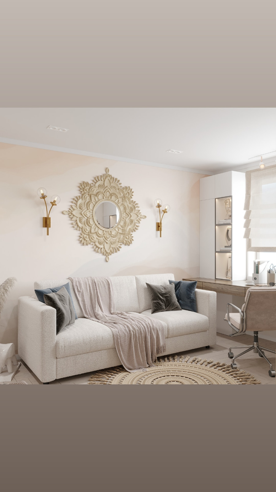 БЕЖЕВЫЙ В ИНТЕРЬЕРЕ ДЕТСКОЙ