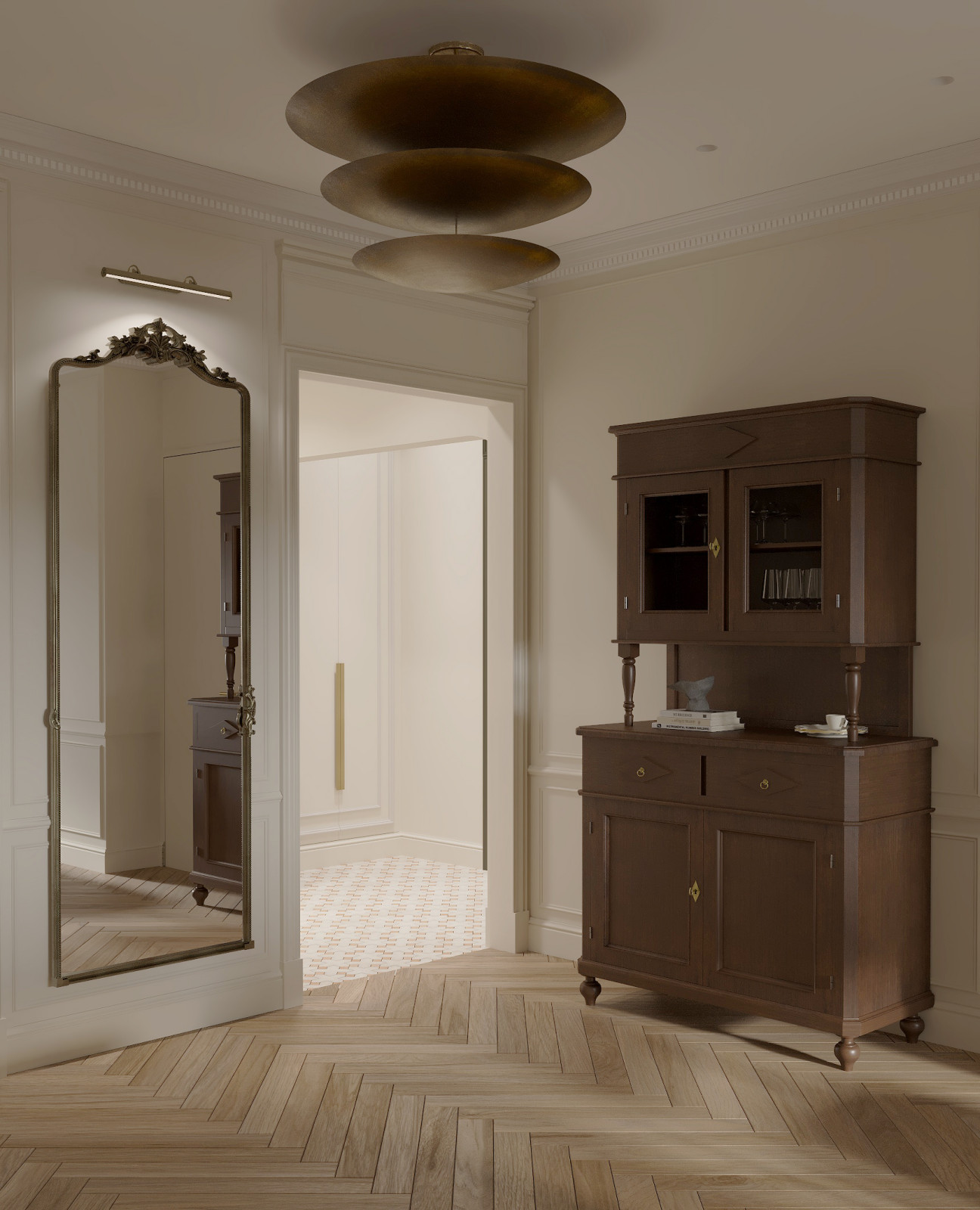 Квартира в стиле неоклассика