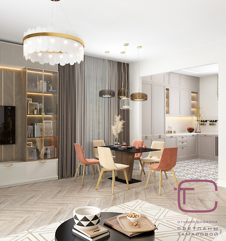 Интерьер частного дома в КП Заря-1