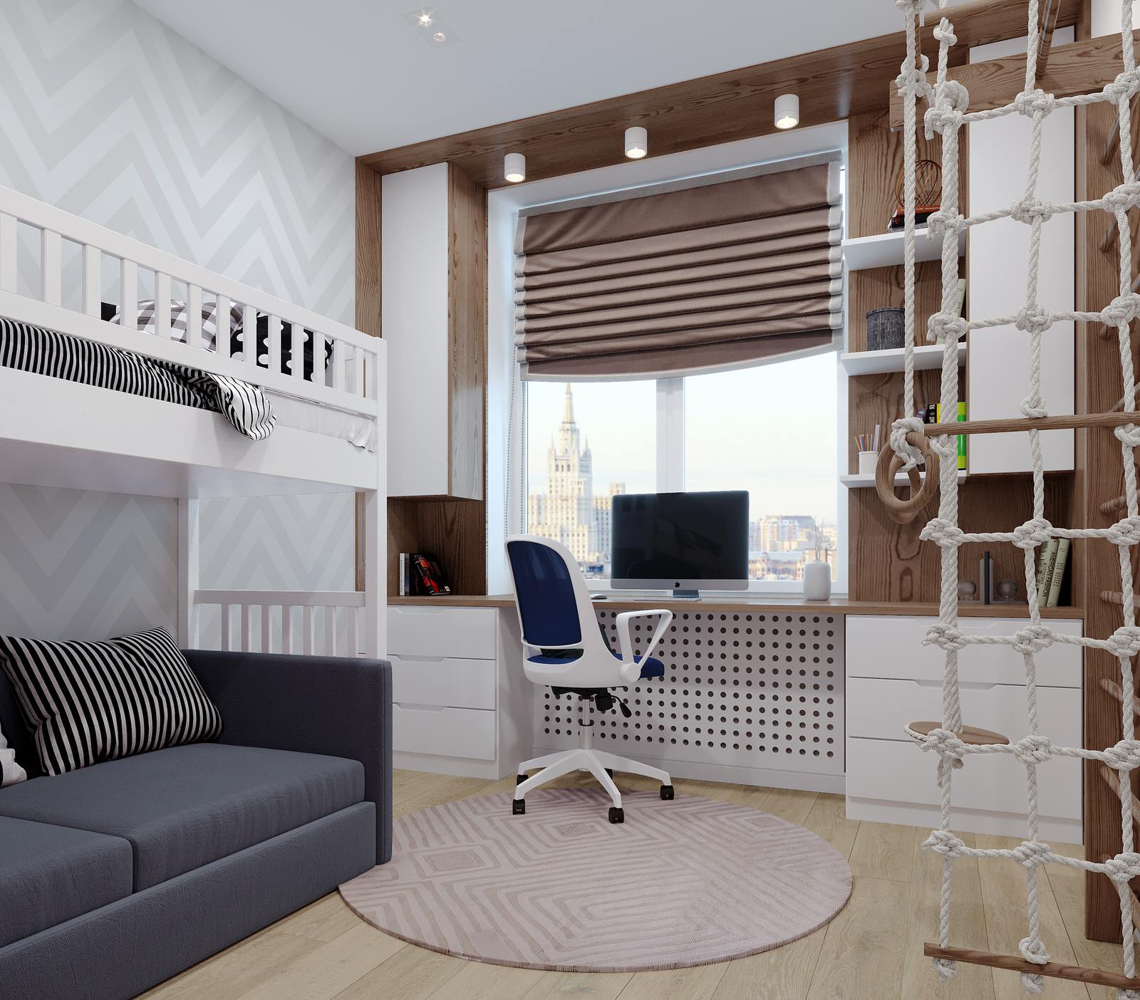 Обложка проекта: Дизайн-проект частной квартиры ЖК "Династия"