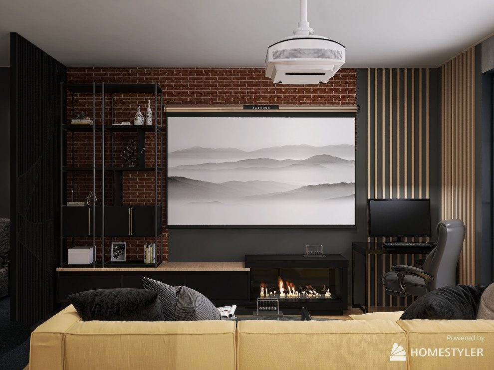 Проект однокомнатной квартиры 45м2