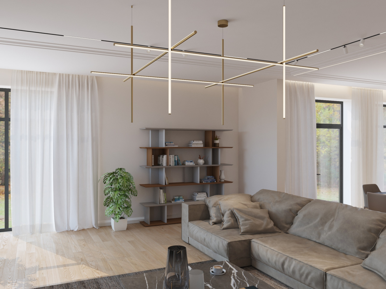 Интерьер загородного дома в Абакане.