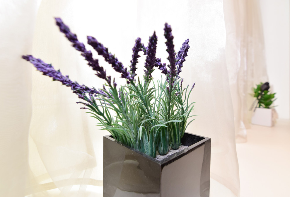 В гостях: Квартира для молодой семьи в лавандовых тонах