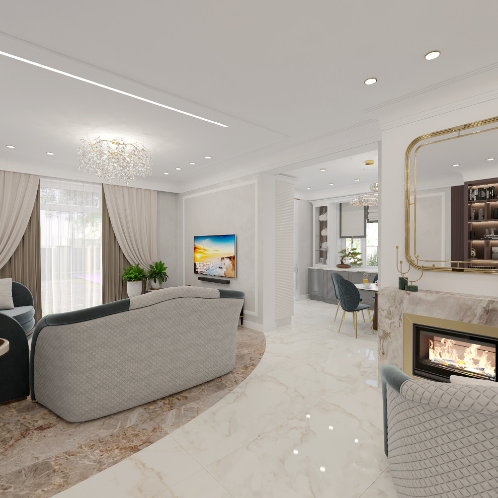 Гостиные-столовые