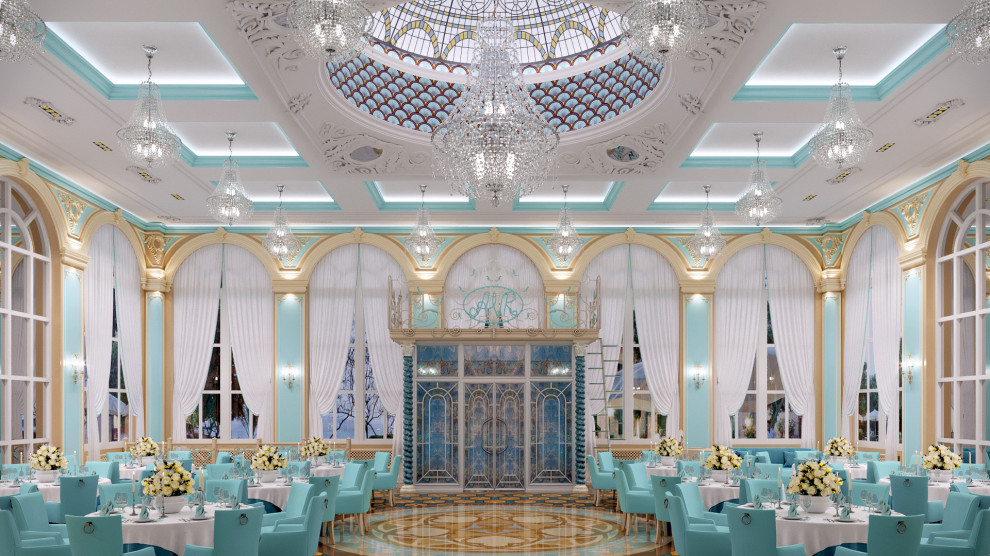 ПРОЕКТ - итальянский павильон , чАСТНЫЙ банкетный зал НА 150 ЧЕЛ