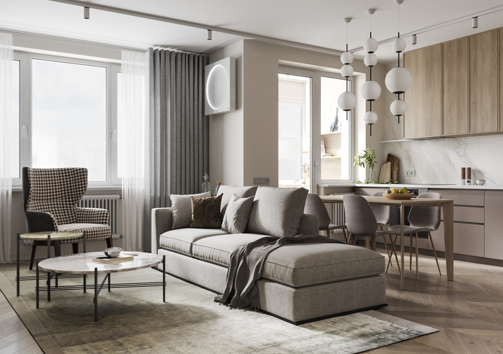 Обложка проекта: Бежевая скандинавия