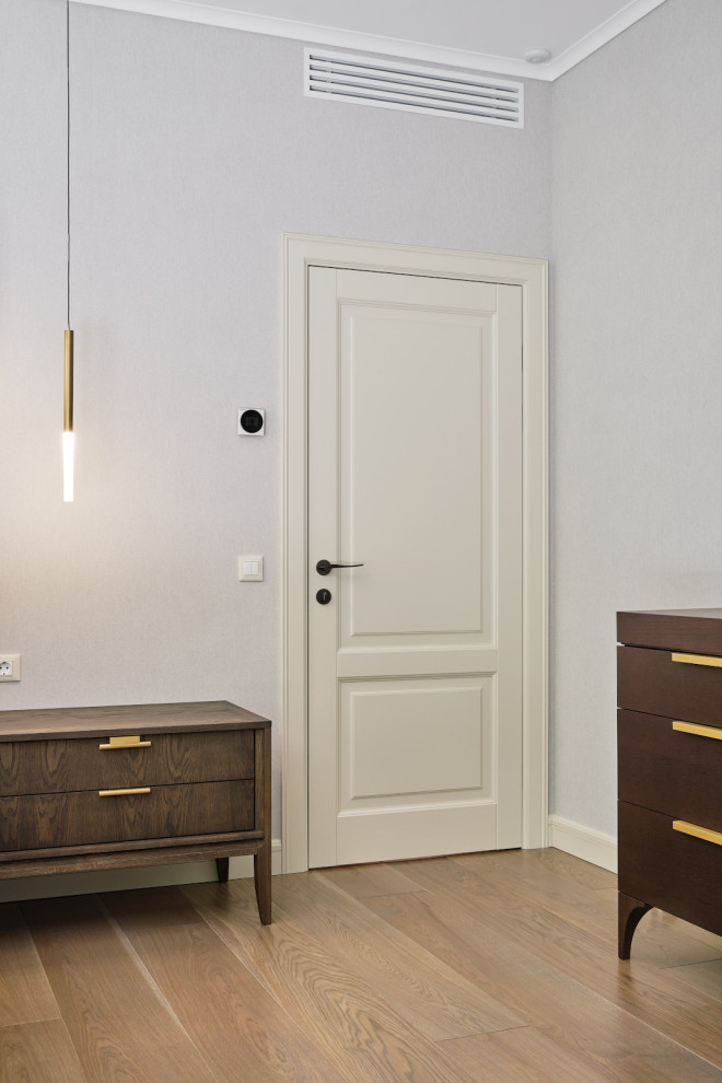 Кантри Ral 1013 в интерьере дома