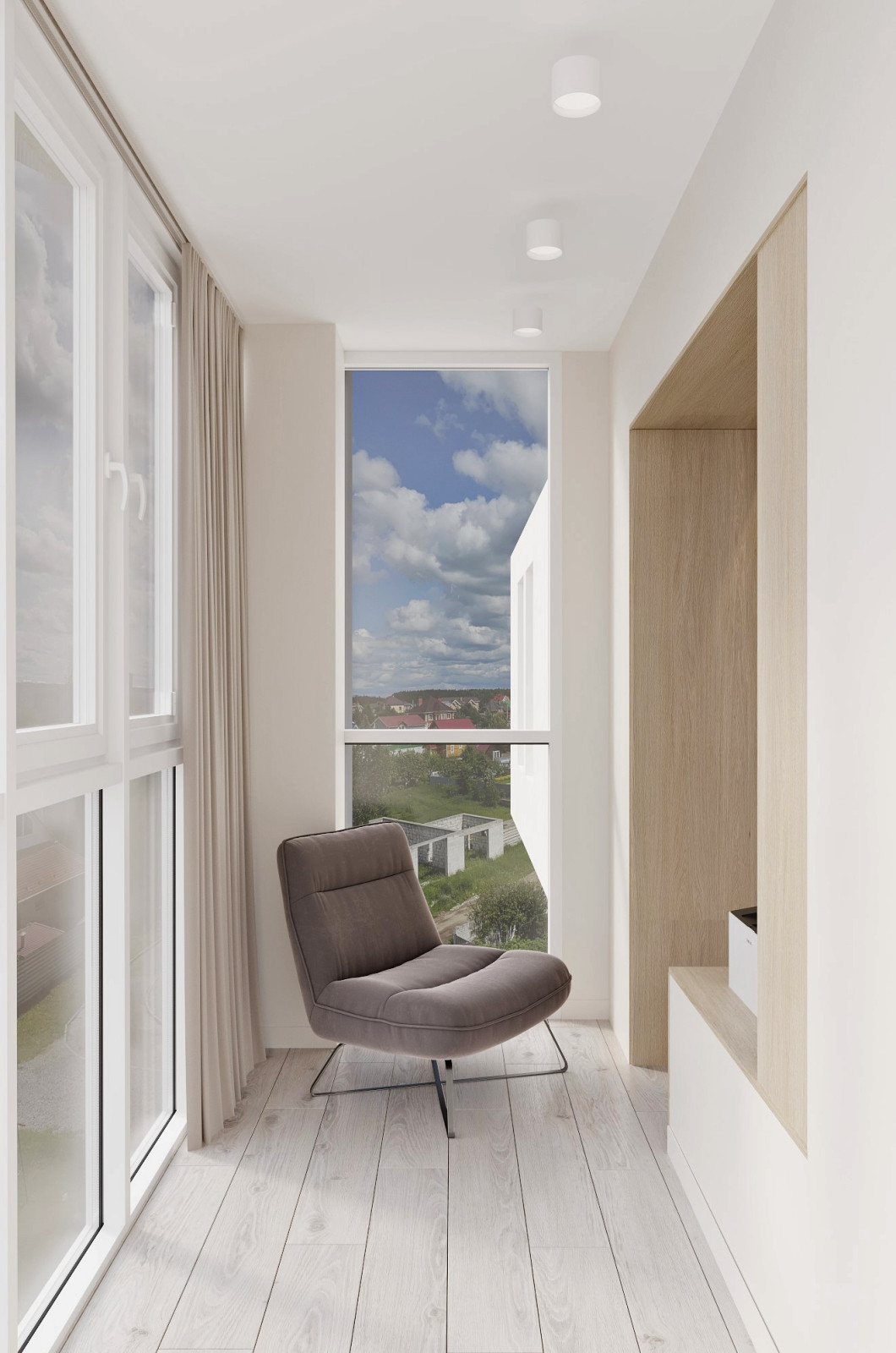 Проект квартиры, площадью 88 кв. м в п. Ганино