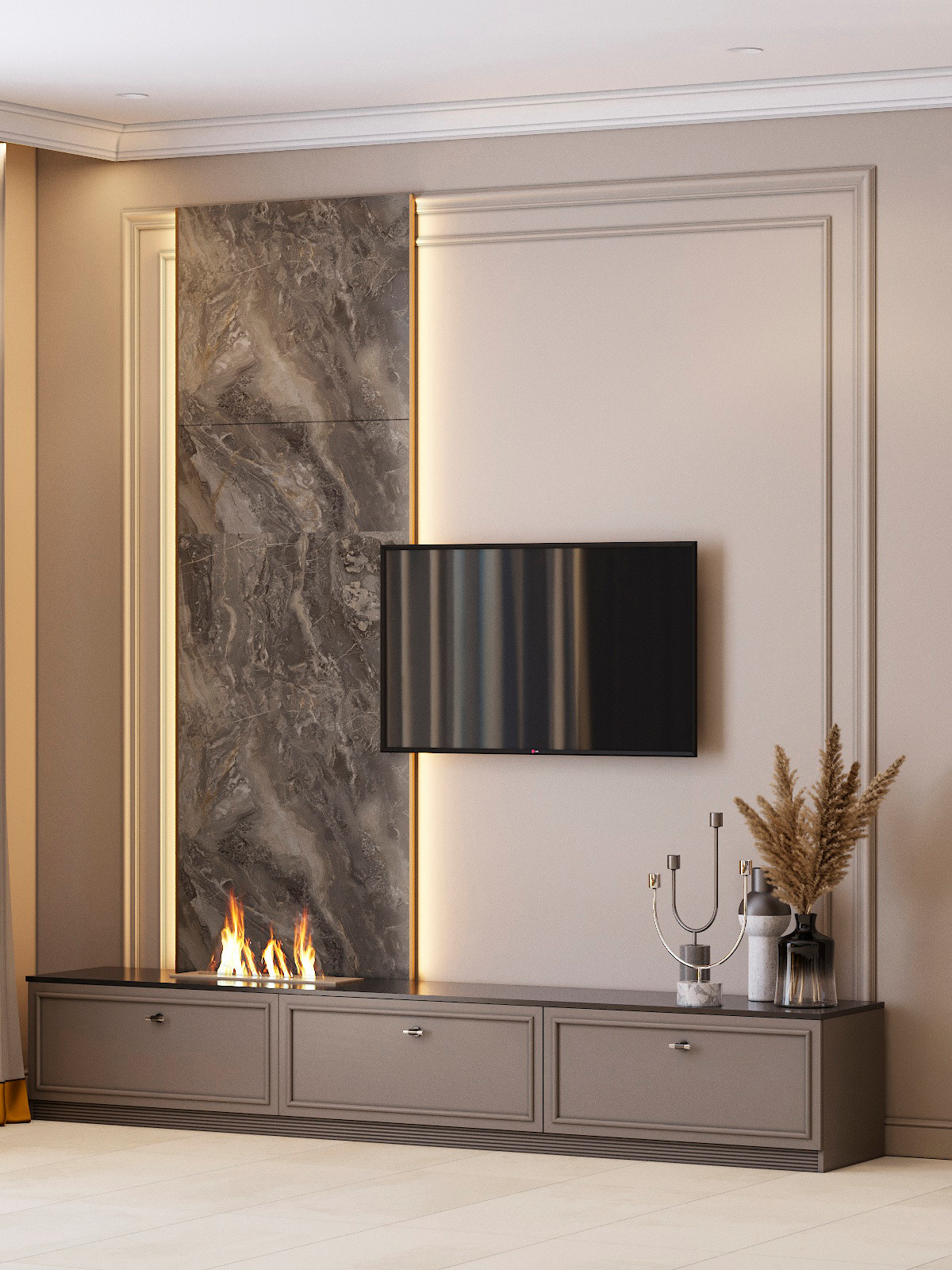 Гостиная в частном доме