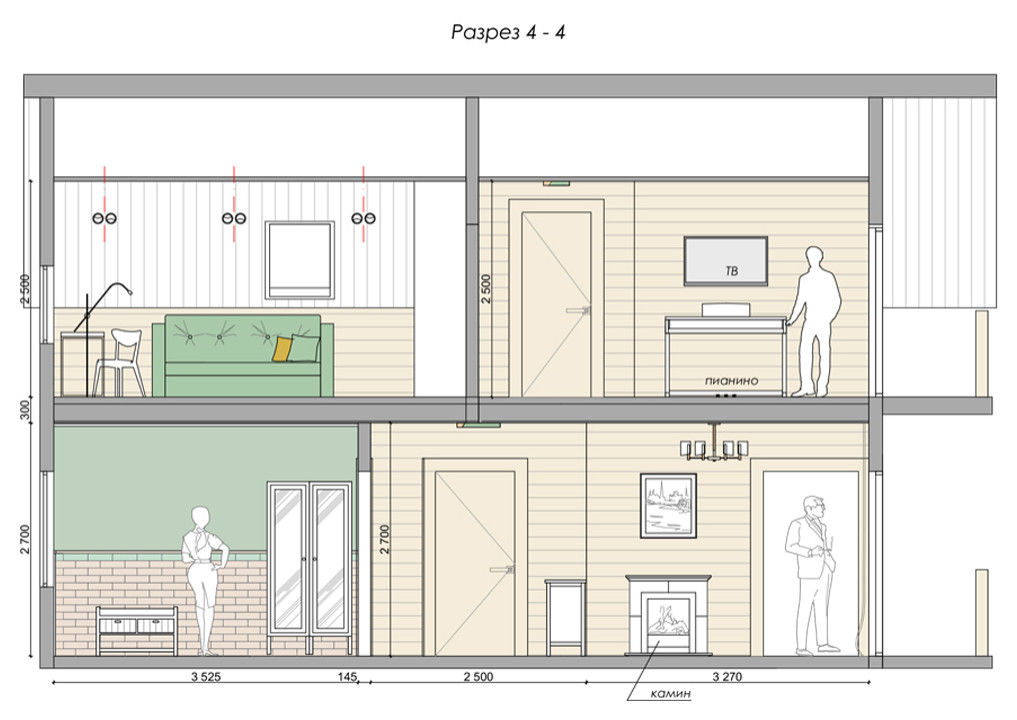 Дача с мансардным этажом