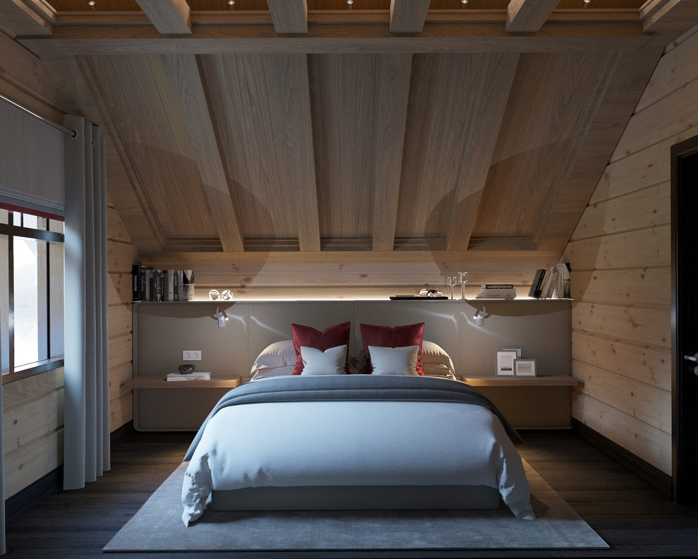 Дом элементами современного шале