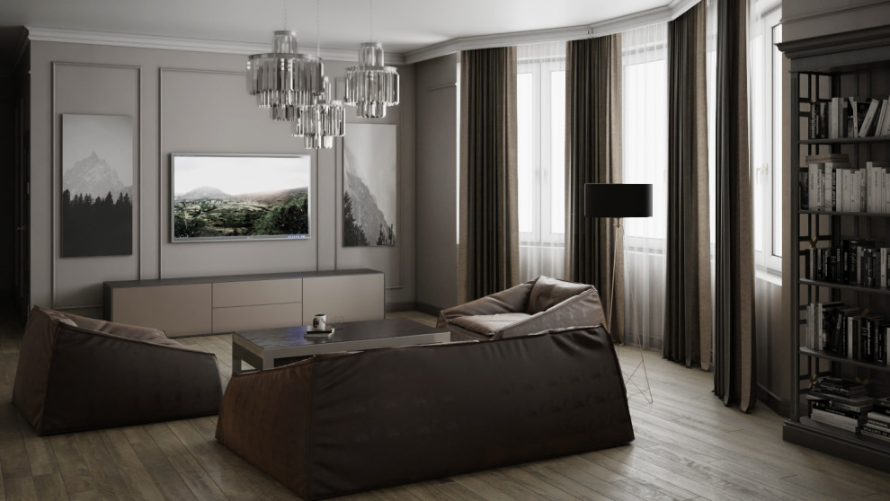 Квартира в сдержанной палитре