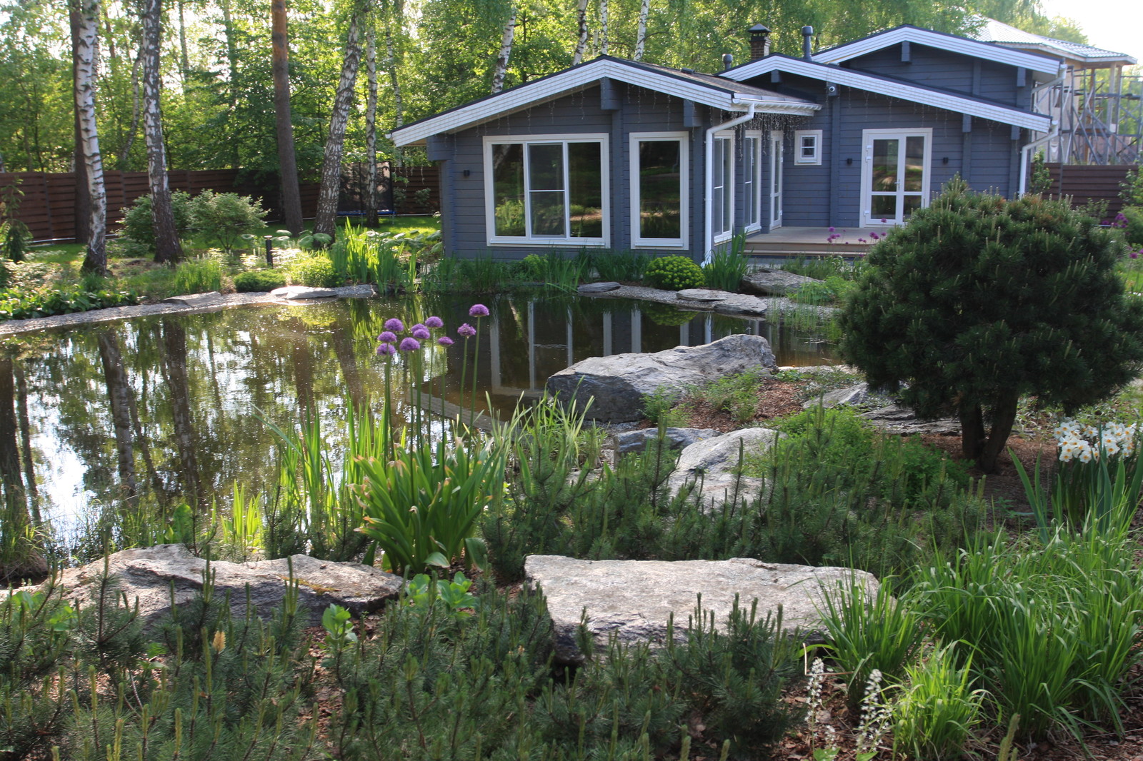 Озеро в лесу. Посёлок Приволье.