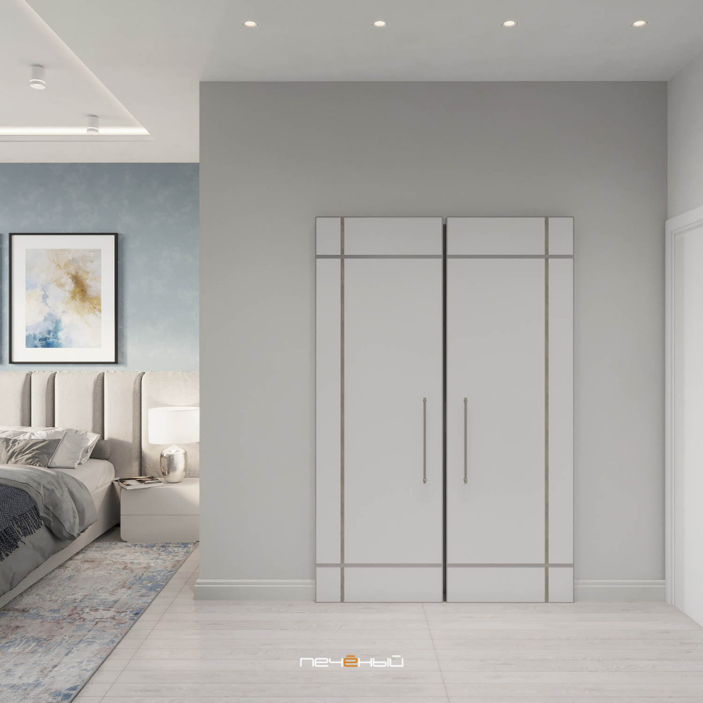 Современная трёшка в пастельных тонах