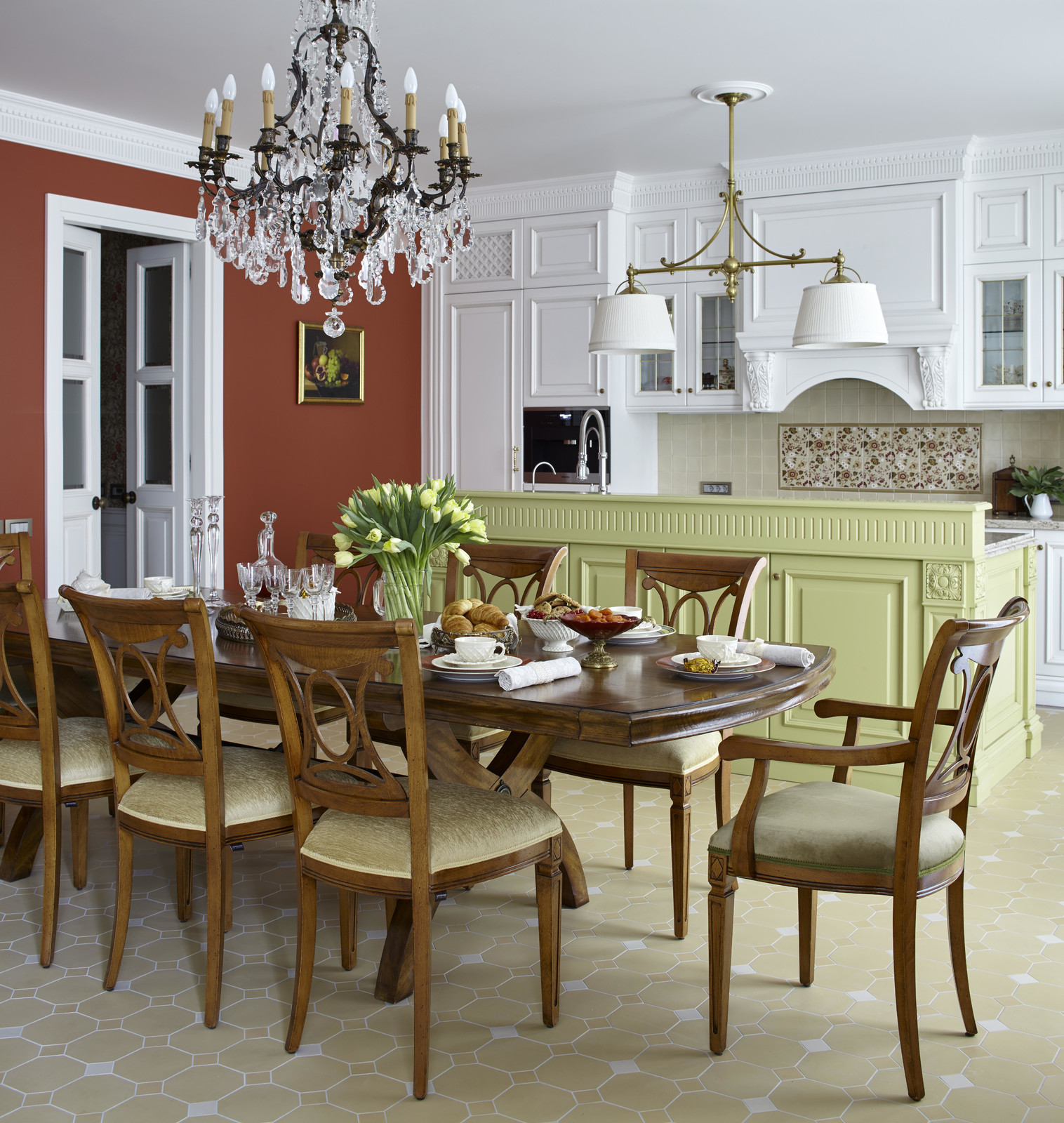 Фотосъемка интерьера квартиры на Весковском переулке для SALON Классика