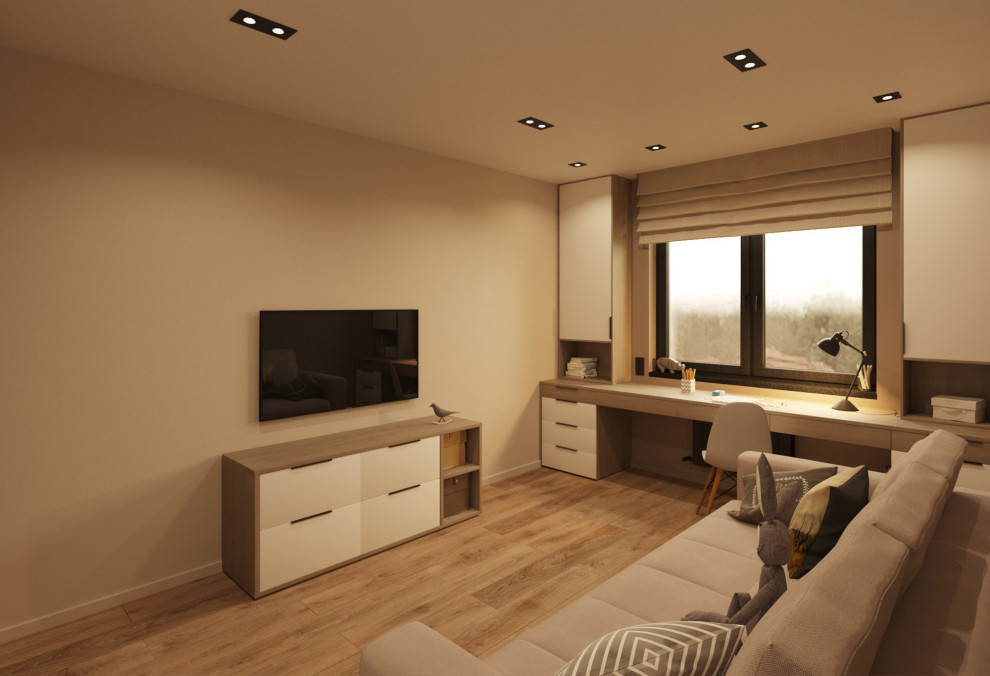 Дизайн проект квартиры в Москве в темных тонах