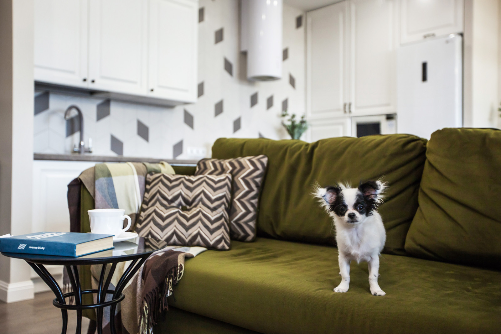 Белоснежная кухня из "Атмосферы Уюта"