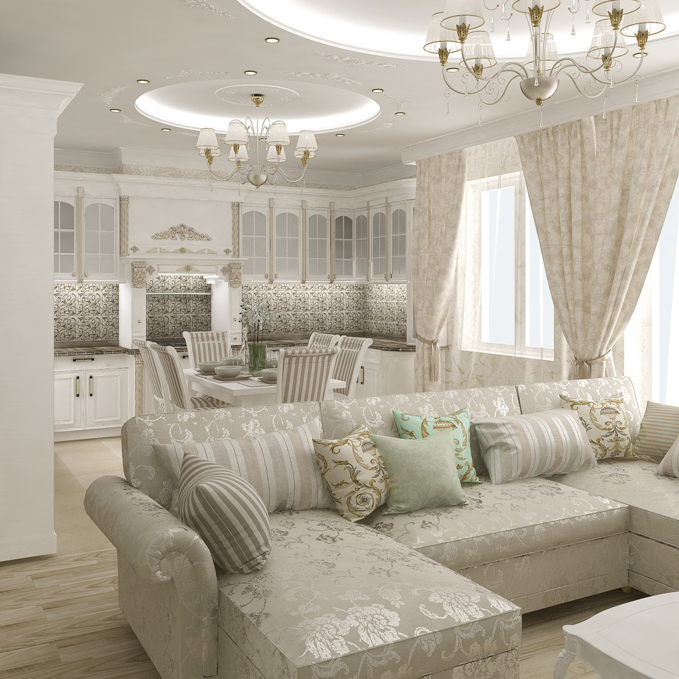 Обложка проекта: Дизайн-проект таунхауса в классическом стиле