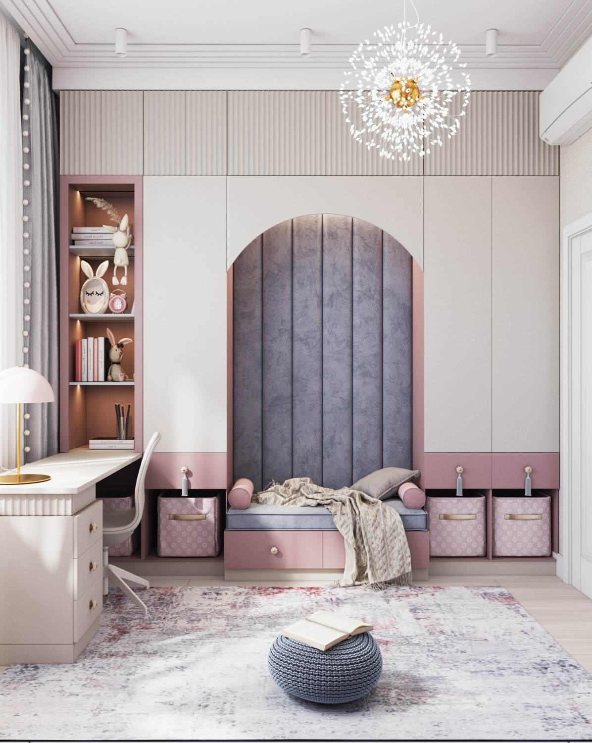 Нежная детская комната