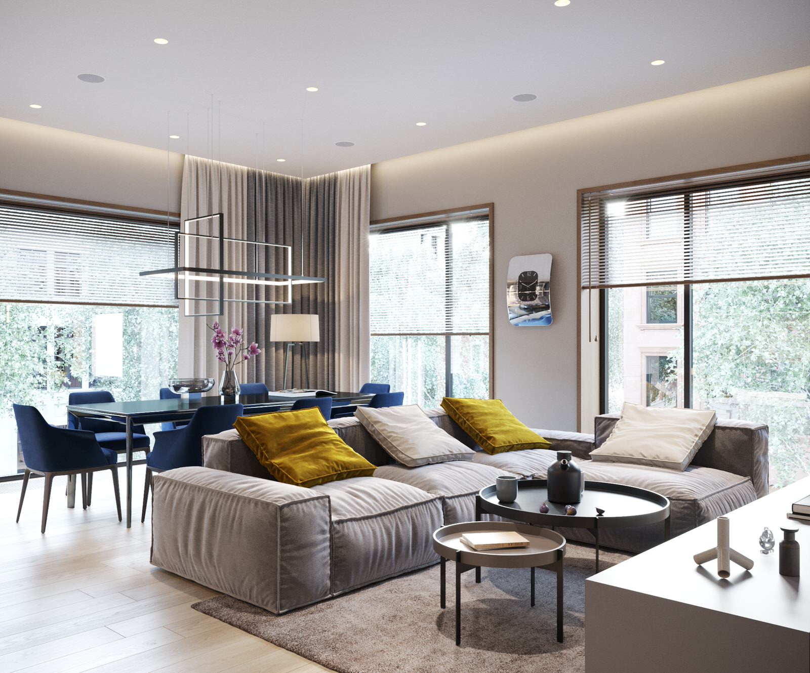 Модульные пуховые диваны