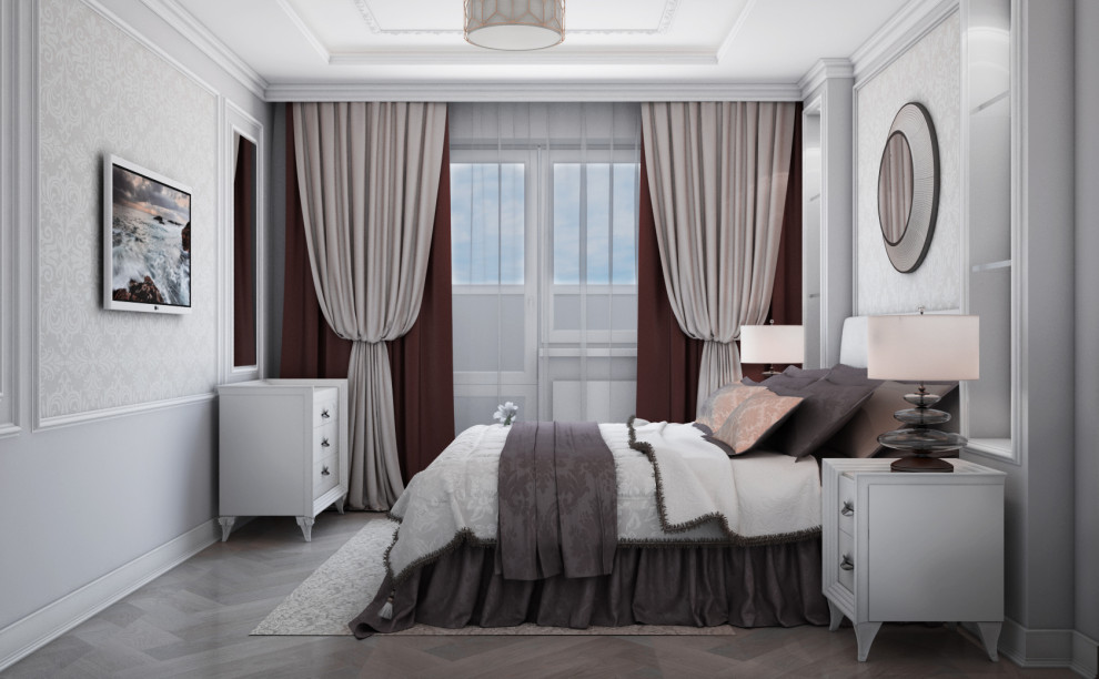 3х-комн. квартира для семьи в стиле неоклассика