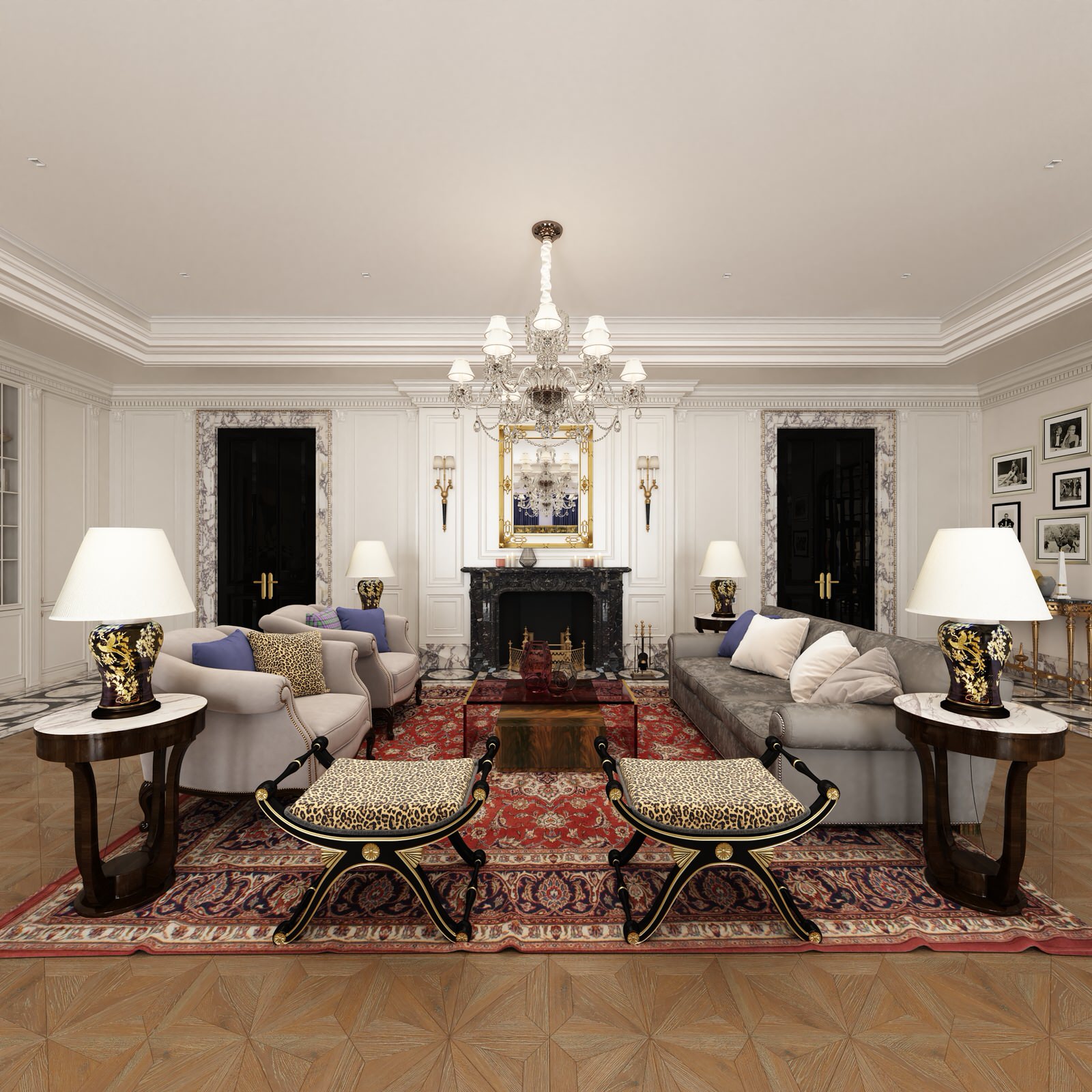 Обложка проекта: Квартира в стиле RALPH LAURENT, 260 M²