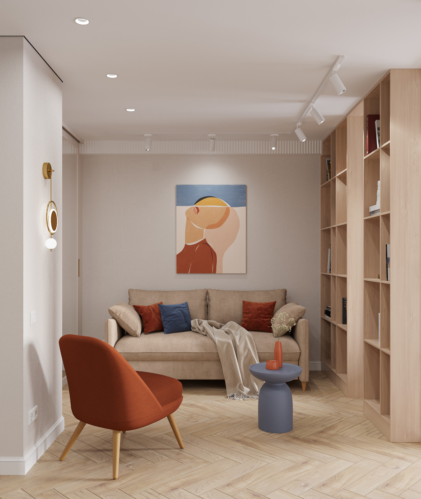 Обложка проекта: Квартира для молодой девушки, Kopeysk