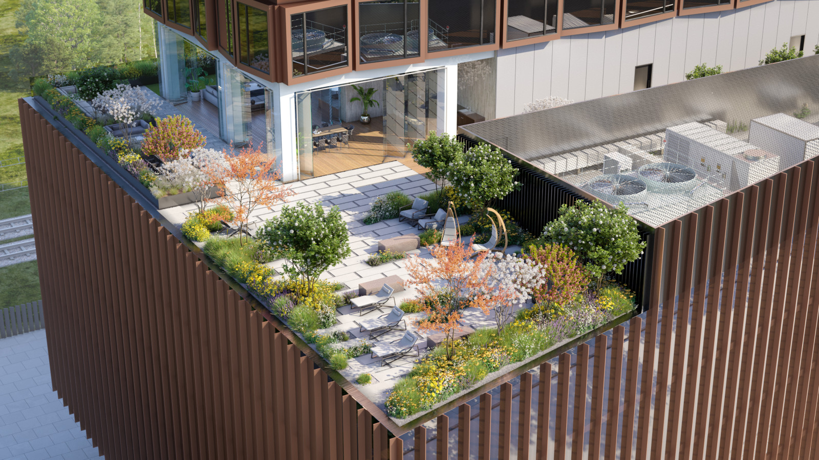 Проект благоустройства жилого комплекса AHEAD