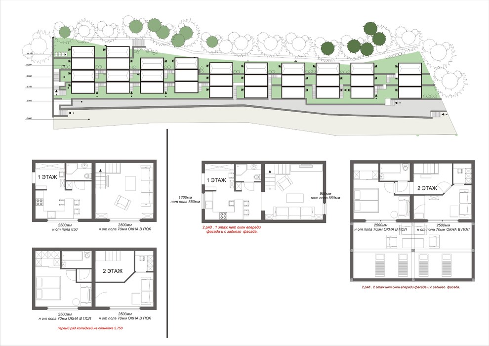 Котеджный поселок на берегу Черного моря
