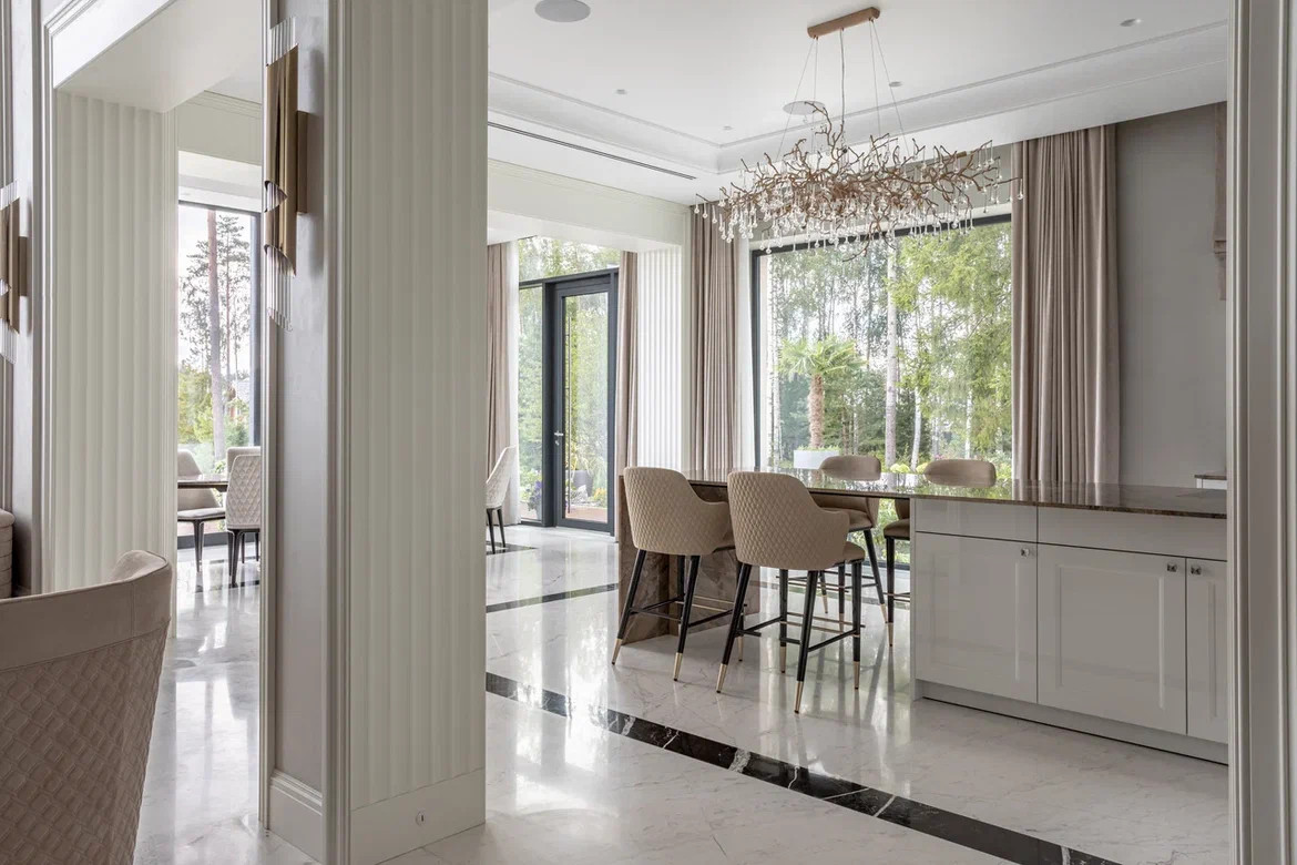 Обложка проекта: Интерьер жилого дома в Ленинградской области