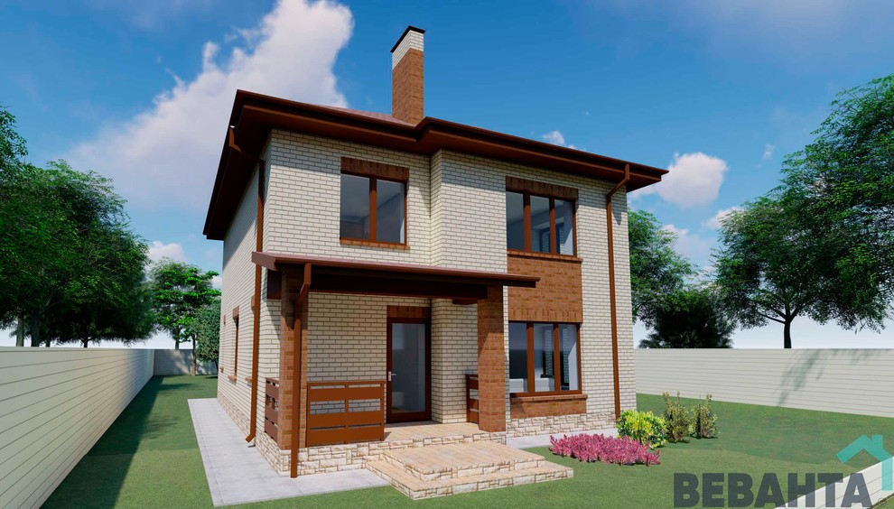 Загородный дом по проекту "Валенсия"