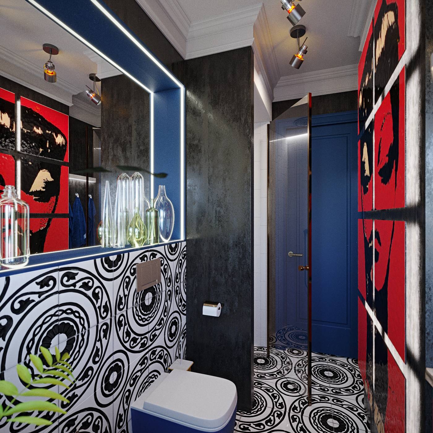 Гостевая ванная. Квартира в Испании