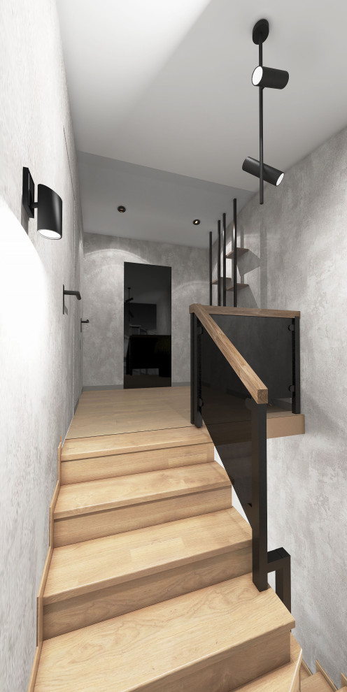 Дизайн двухуровневой квартиры в современном стиле