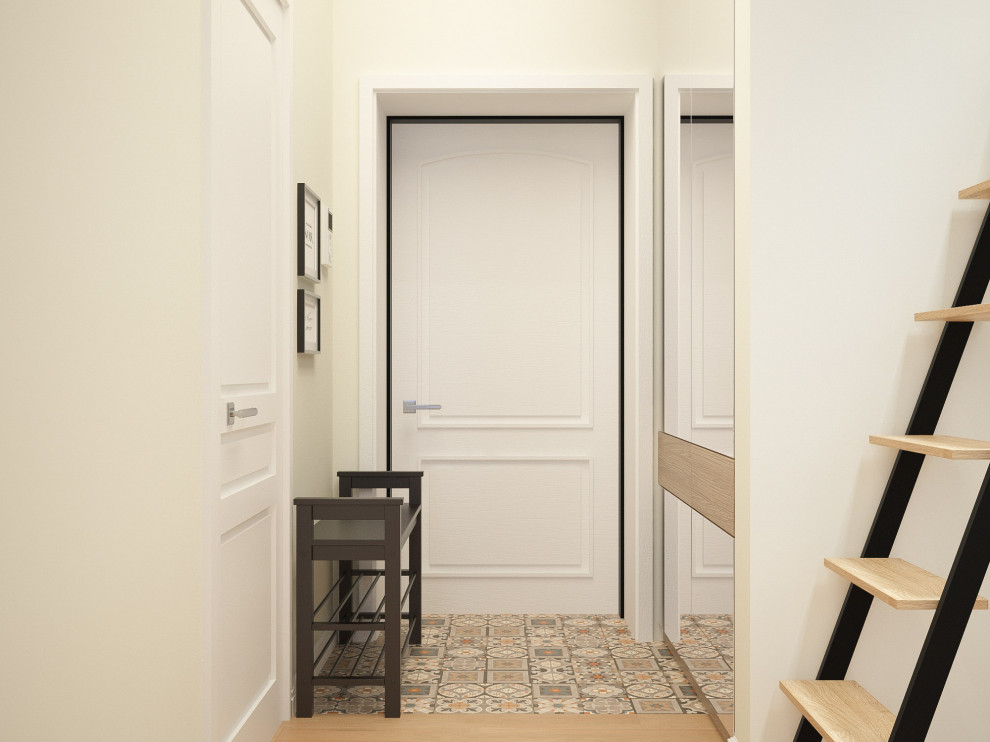 Обложка проекта: Эко квартира с яркими акцентами