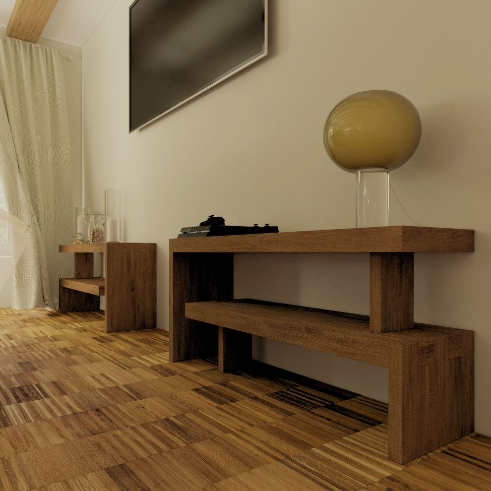 Проект квартиры с "загородным мотивом"