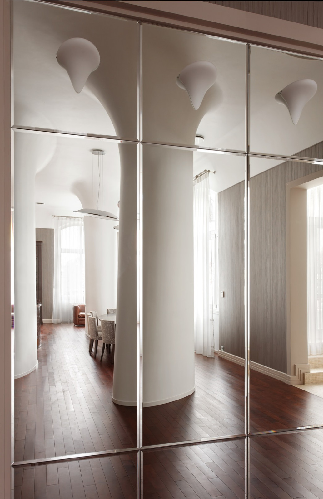 Квартира на Береговой: Фрагмент общего жилого пространства