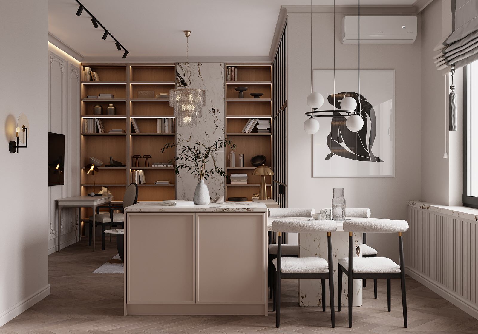 Кухня-гостиная