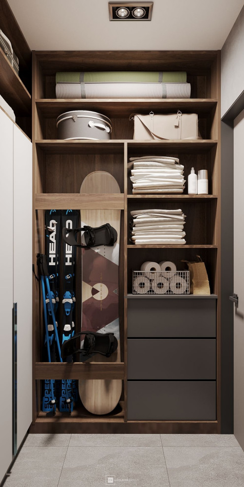 Стильная квартира с панорамными окнами даже в санузле