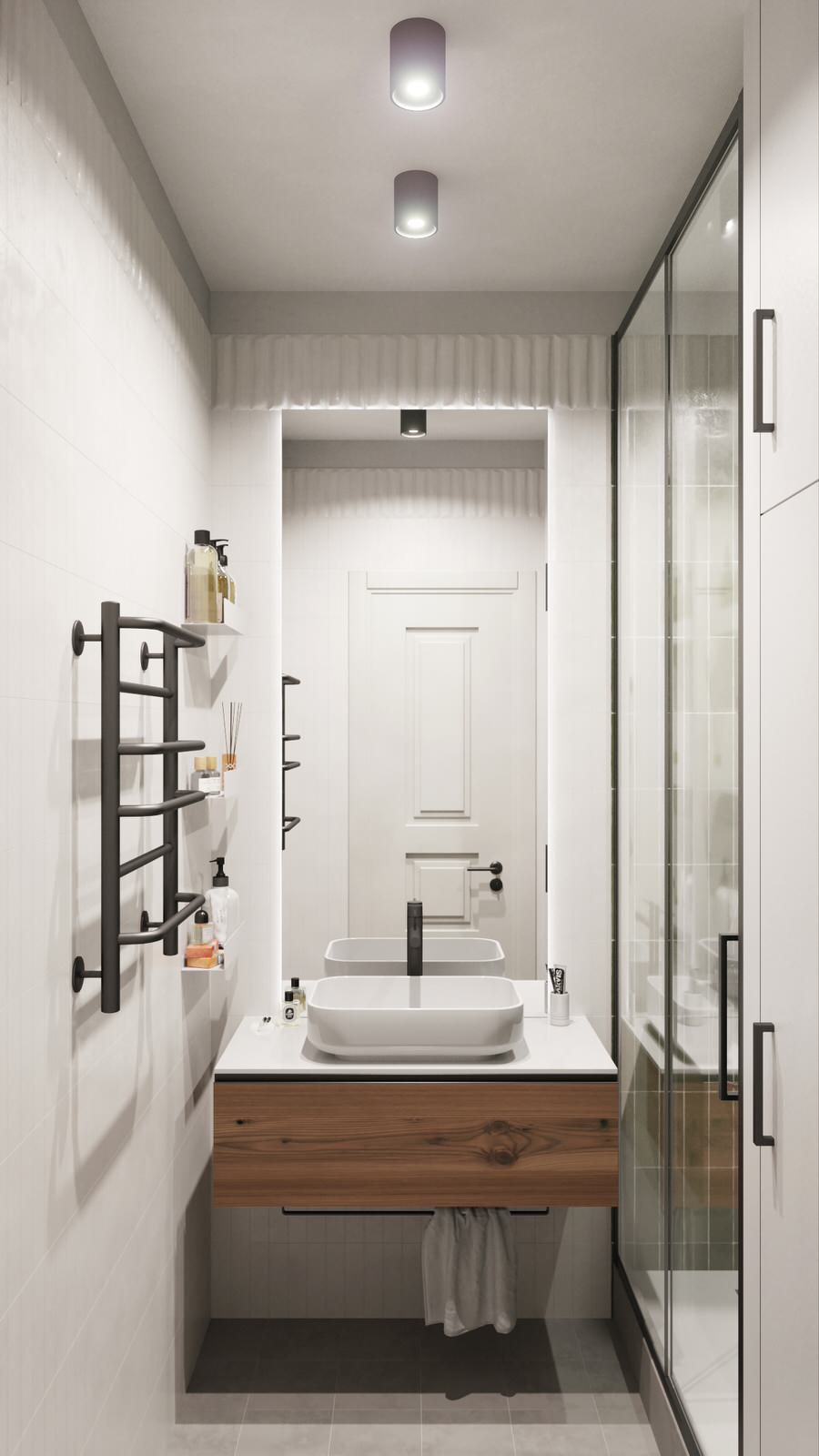 Визуализация интерьера. Дизайн проект "Сердобольская"